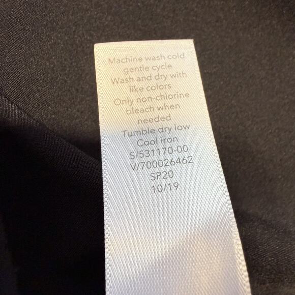 Athleta WINONA Midi Support Racerback Dress Black Sz M Petite Active Sleeveless - Picture 10 of 12